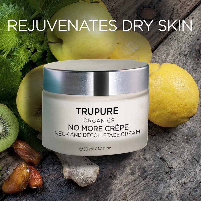 Crepey Skin Cream - No More Crepe & Décolletage TRUPURE ORGANICS